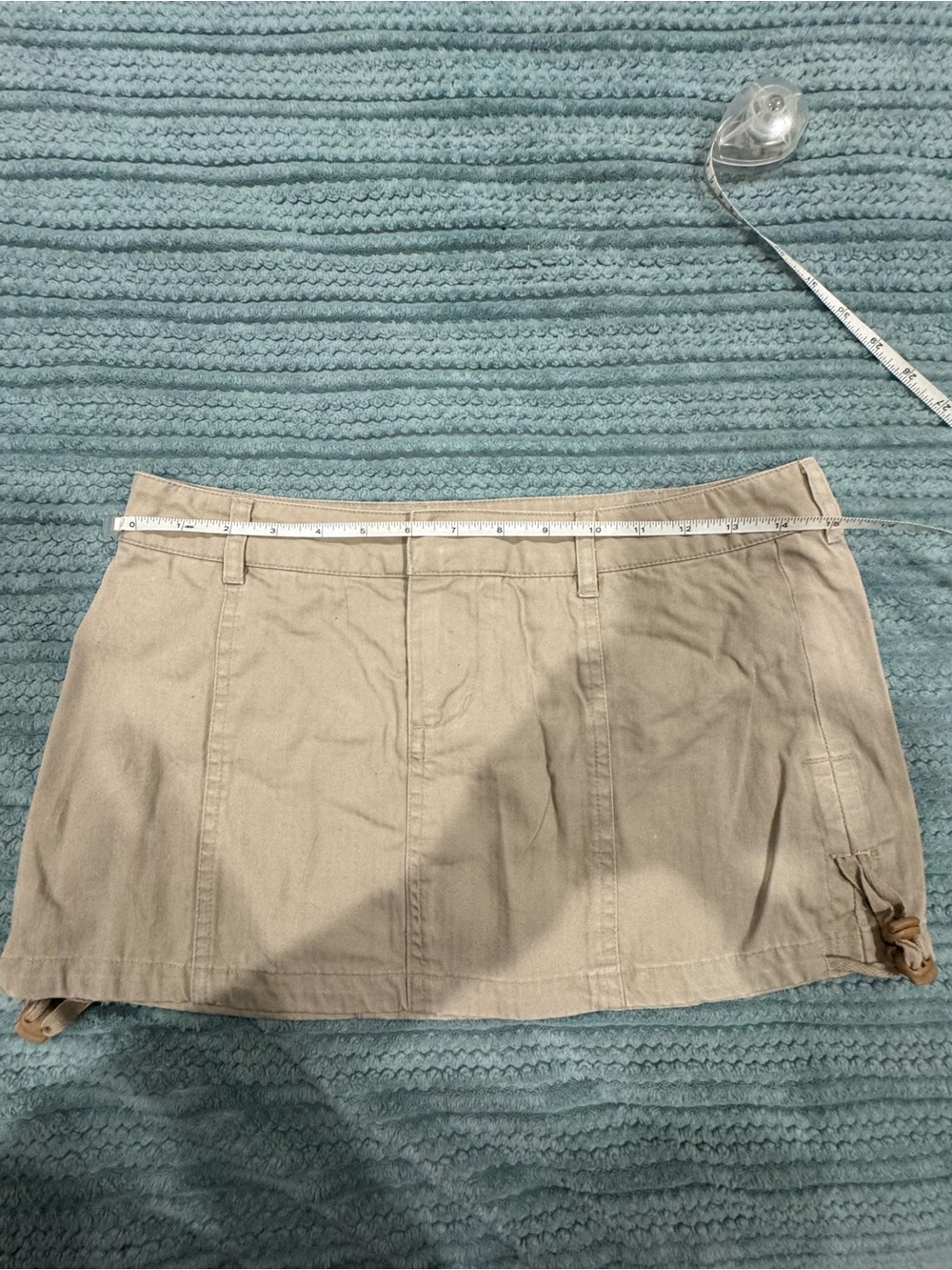 VENUS Beige Mini Skirt